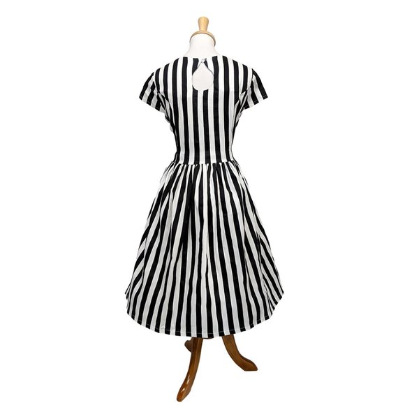 Banned Apparel Beetlejuice Striped Dress - Picture 4 of 4